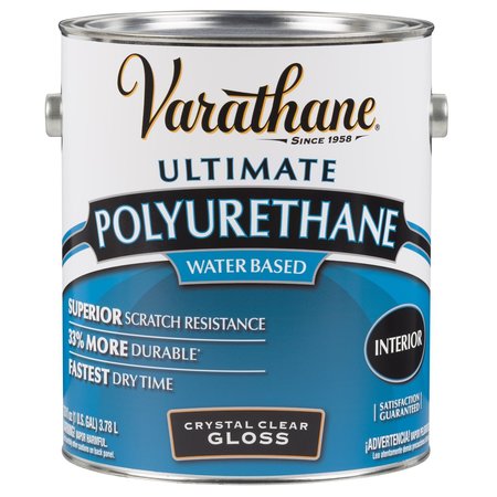 VARATHANE Ultimate Gloss Crystal Clear Water-Based Polyurethane 1 gal 200031